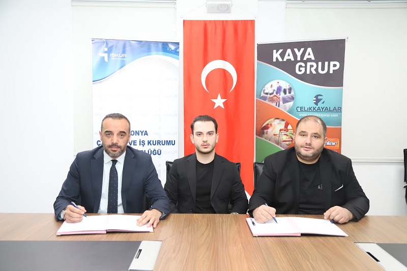 100 kişilik istihdam için imzalar atıldı