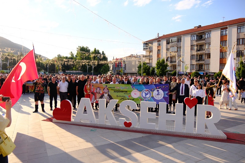 Anadolu'nun tüm renkleri Akşehir'de buluştu