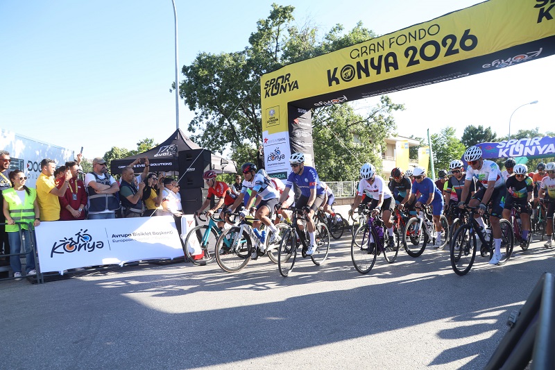 Konya’da Granfondo Bisiklet Yol Yarışı Heyecanı