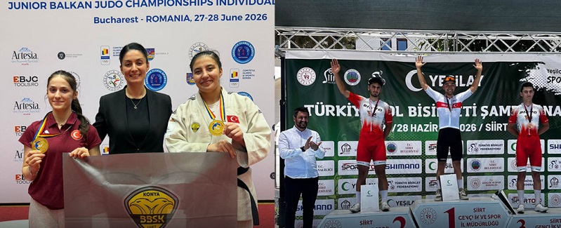 Konyalı sporcular göz dolduruyor