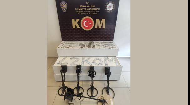 Roma dönemine ait tarihi eserler ele geçirildi