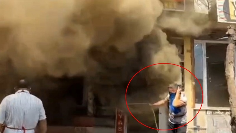Nusaybin’de yangın