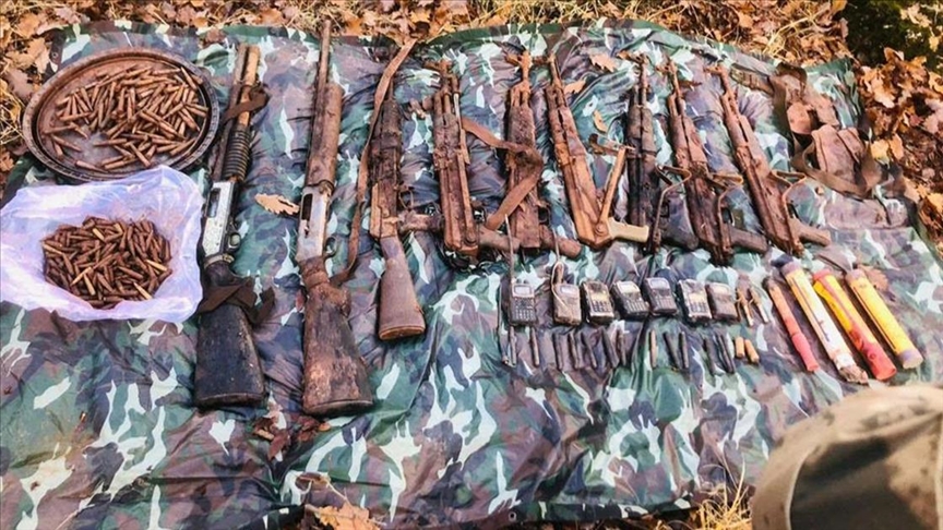 Tunceli'de silah ve mühimmat ele geçirildi