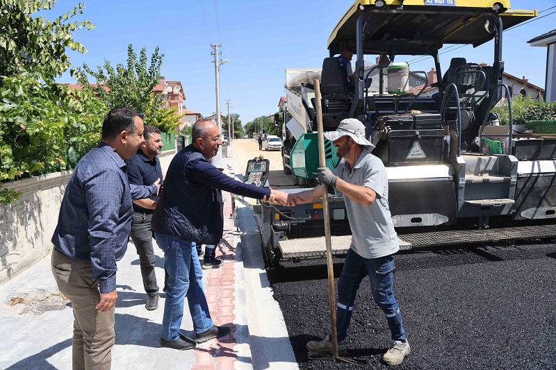 Meram'da altyapı çalışmaları sürüyor