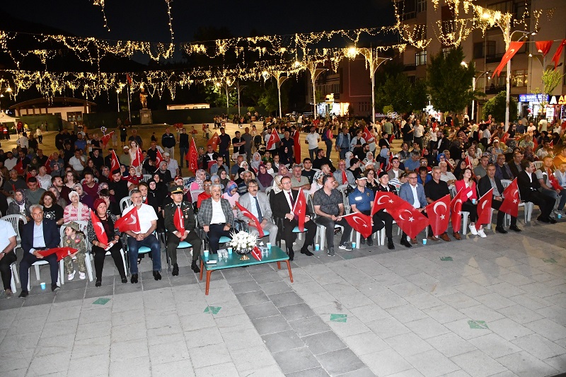 15 Temmuz ruhu Akşehir'de de yaşatıldı