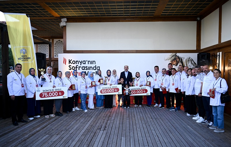 Konya'da yöresel yemek yarışması düzenlendi