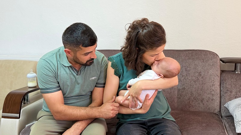 4 aylık Kaan, kanserle mücadele ediyor