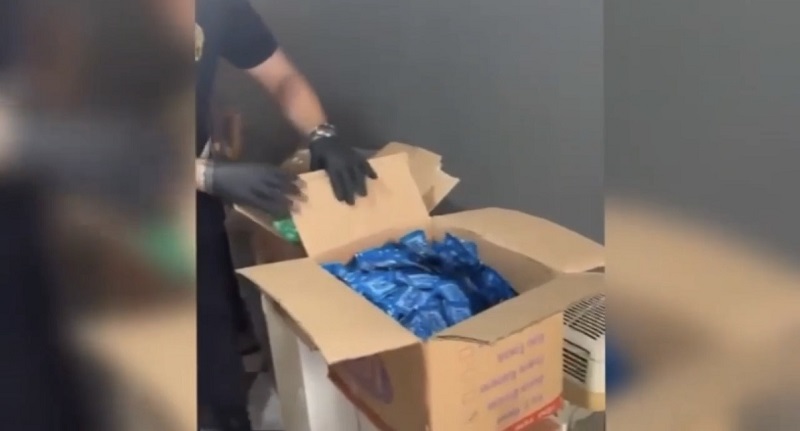 Depoda yaklaşık 2 kilogram uyuşturucu ele geçirildi