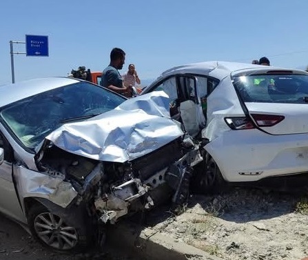 Kayseri’de feci kaza