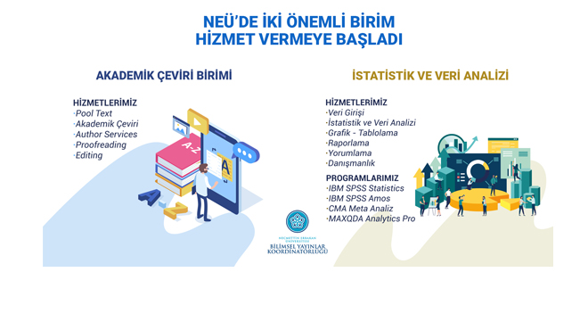 NEÜ’de iki önemli birim hizmet vermeye başladı