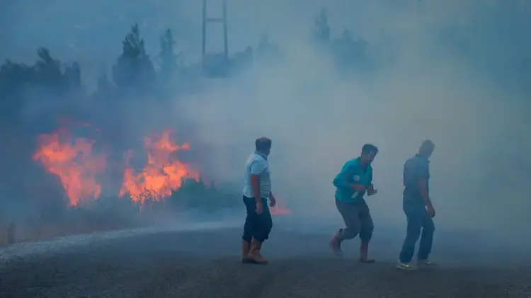 Alanya’da orman yangını