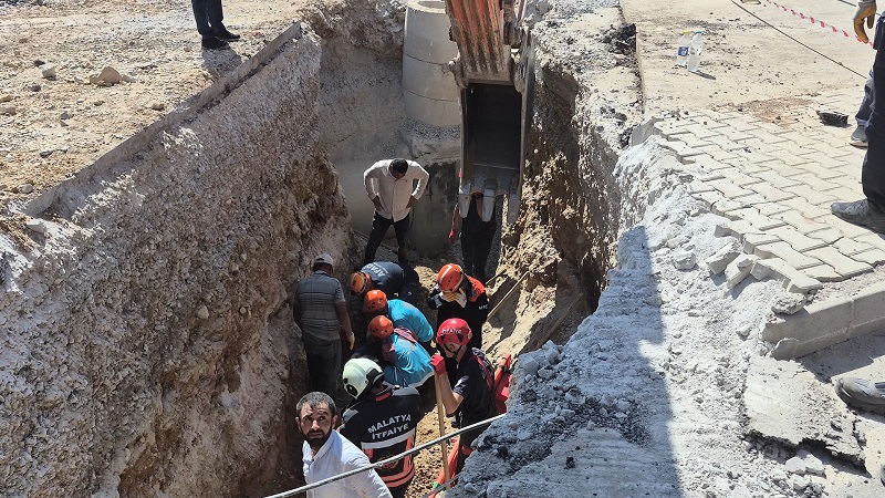 Malatya'da altyapı çalışmasında göçük: 2 ölü