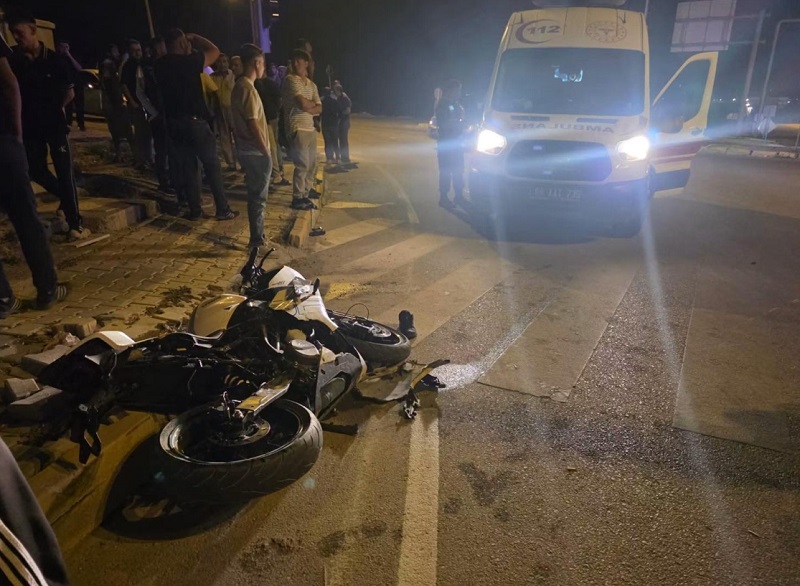Çok sevdiği motosikleti onu hayattan kopardı