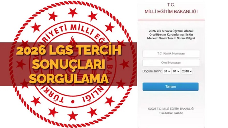LGS yerleştirme sonuçları açıklandı