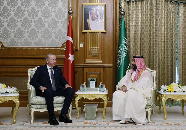 Erdoğan Suudi Arabistan Veliaht Prensi ile görüştü