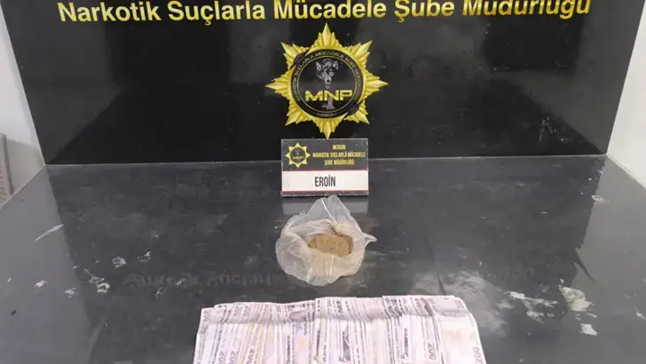 Mersin'de 190 gram eroin ele geçirildi
