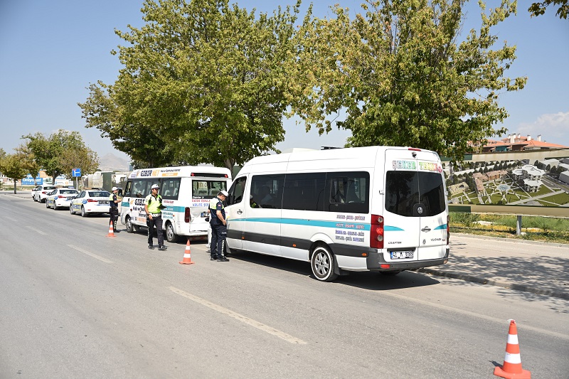 Konya'da toplu ulaşım denetimleri