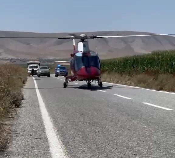 Tartıştığı eşini yaraladı