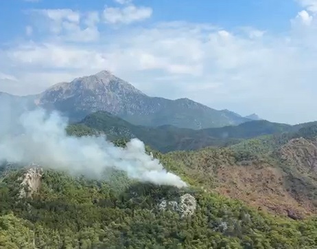 Antalya'da orman yangını