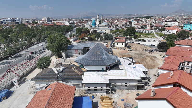 Mevlevi Dergahı'nın yapımı sürüyor