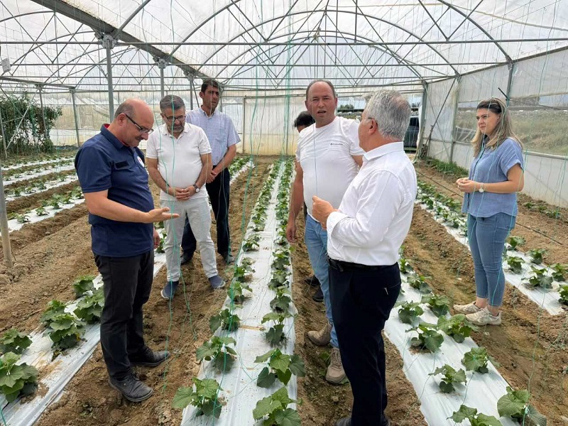 Akşehir’de alternatif tarıma destek
