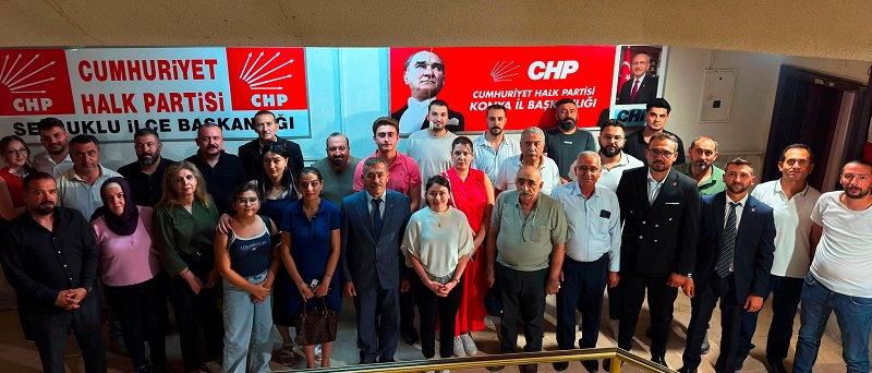 CHP Konya'da yeni yönetim göreve başladı