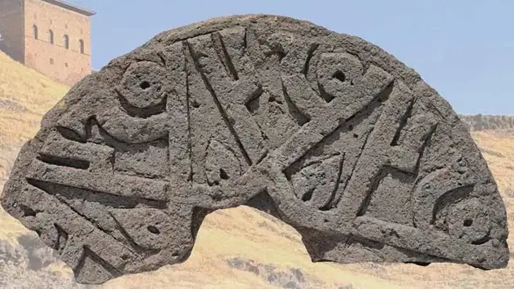 'Hz. Muhammed'in ismi yer alan bezemeli taş bulundu