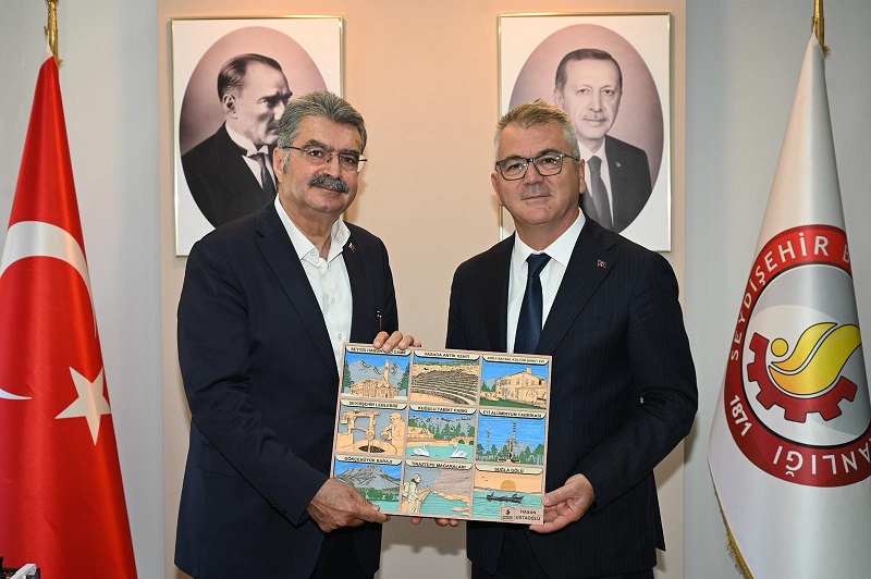 Milletvekili Orhan Erdem'den Ustaoğlu'na ziyaret
