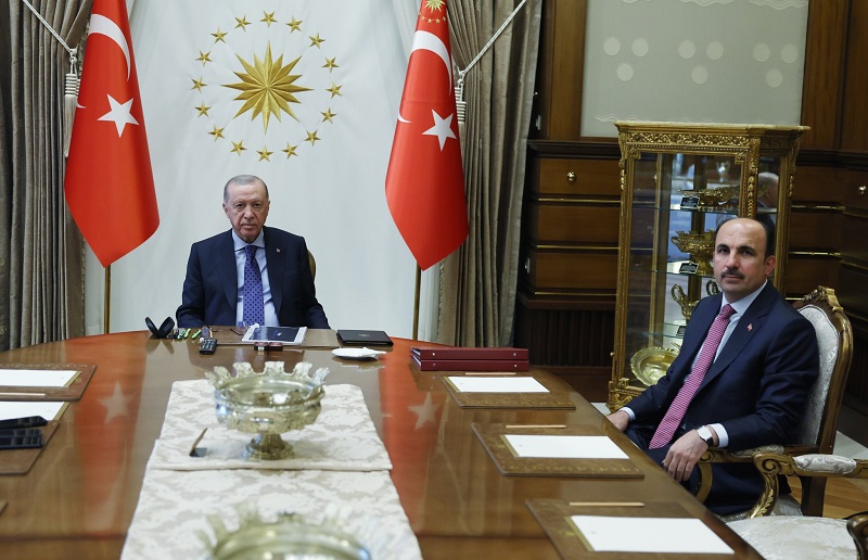 Cumhurbaşkanı Erdoğan Başkan Altay'ı kabul etti