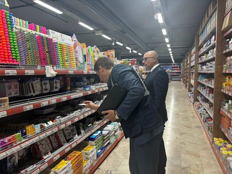 Kırtasiye ve okul ürünleri denetlendi