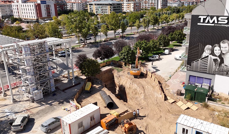 Konya'da taşkın hattı çalışmaları