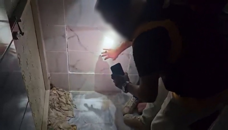 Cinayet şüphelisi gizli bölmede yakalandı