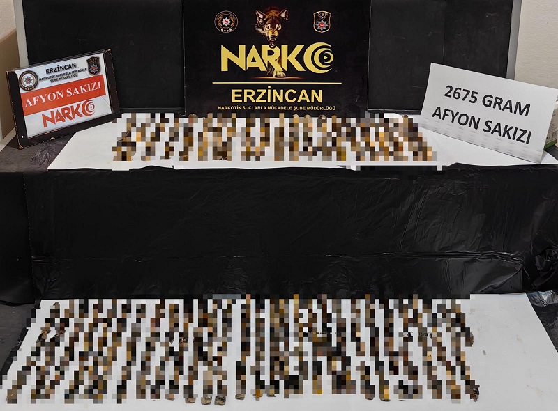 3 kiloya yakın Afyon sakızını yuttuğu anlaşıldı
