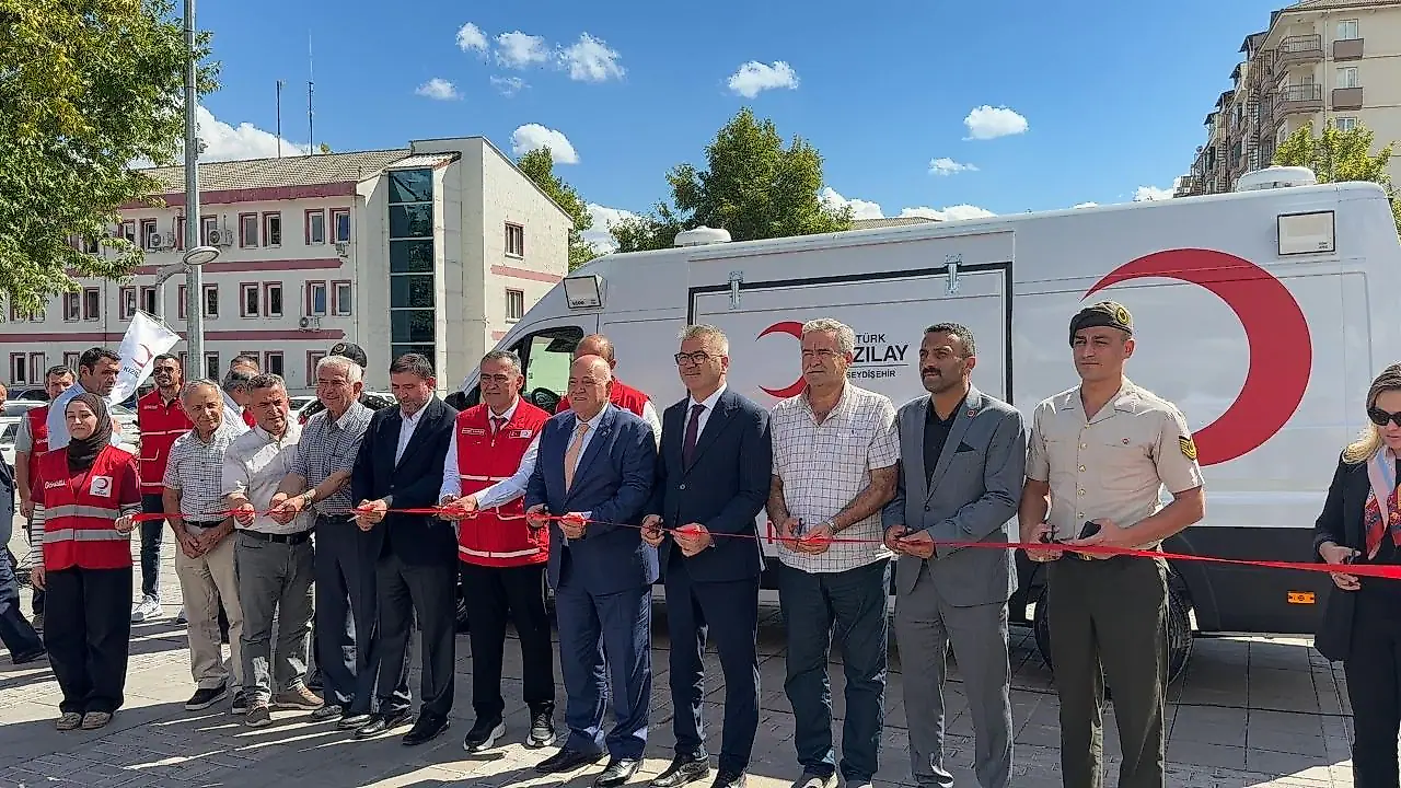 Kızılay Seydişehir'in Mobil İkram Aracı hizmete girdi