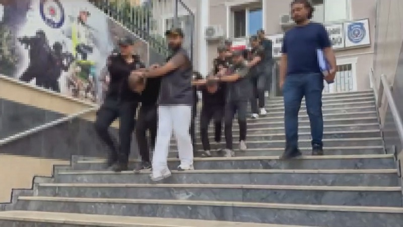 Servis araçlarını ateşe veren 9 şüpheli tutuklandı