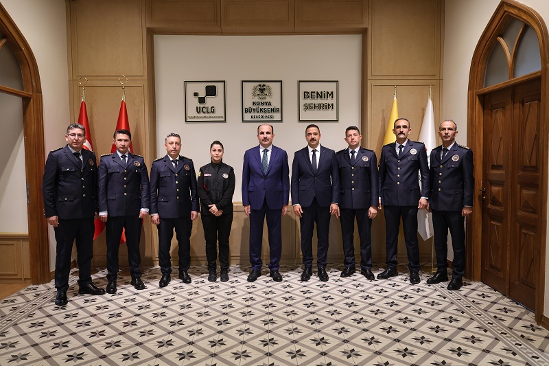 İtfaiye Teşkilatı'ndan Başkan Altay'a ziyaret