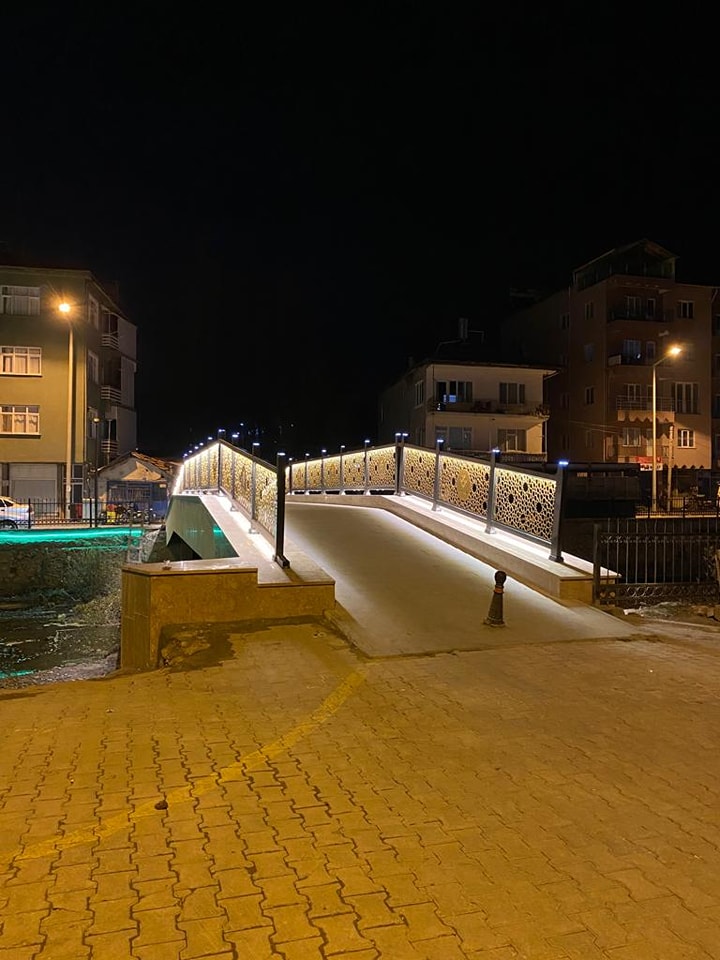 Bozkır pazar yeri köprüsünde restorasyon