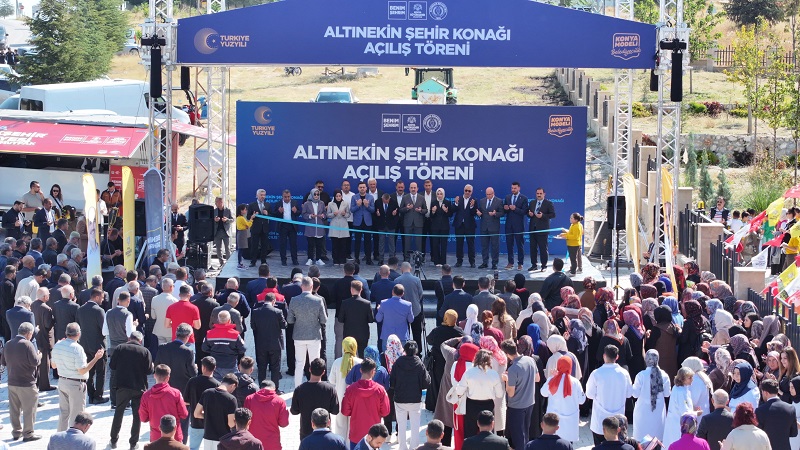 Altınekin Şehir Konağı açıldı
