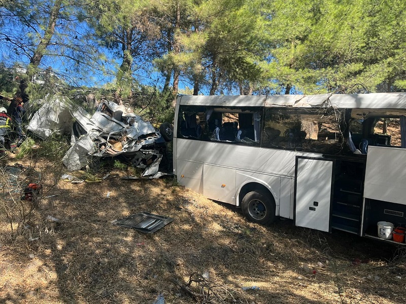 Aydın'da feci kaza