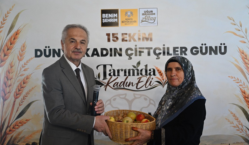 Konyalı kadın çiftçiler bir araya geldi
