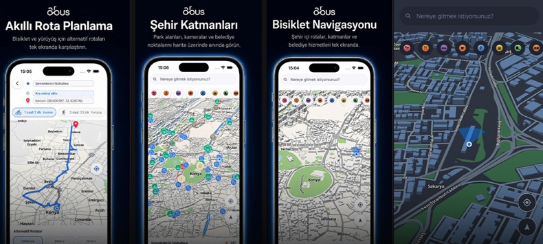 Büyükşehir’in Akıllı Bisiklet Ulaşım Sistemi mobilde