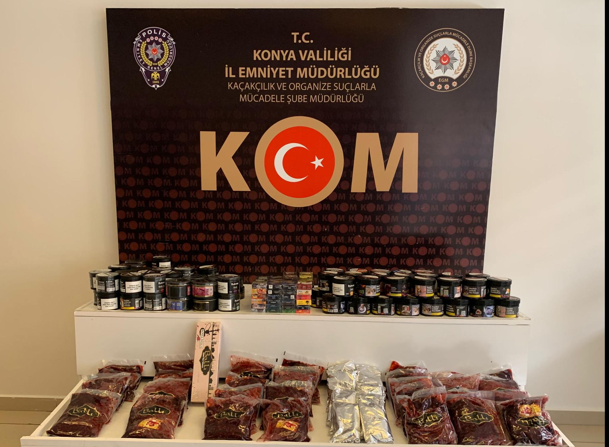 Konya'da kaçakçılık operasyonu