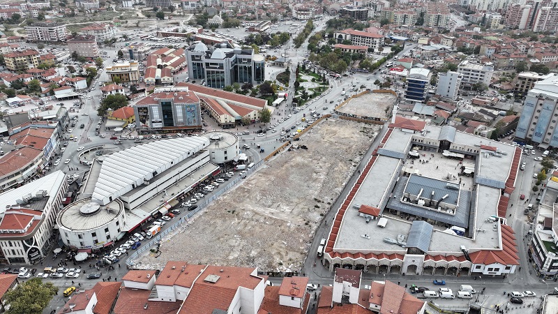 Konya'da kentsel dönüşüm tüm hızıyla sürüyor