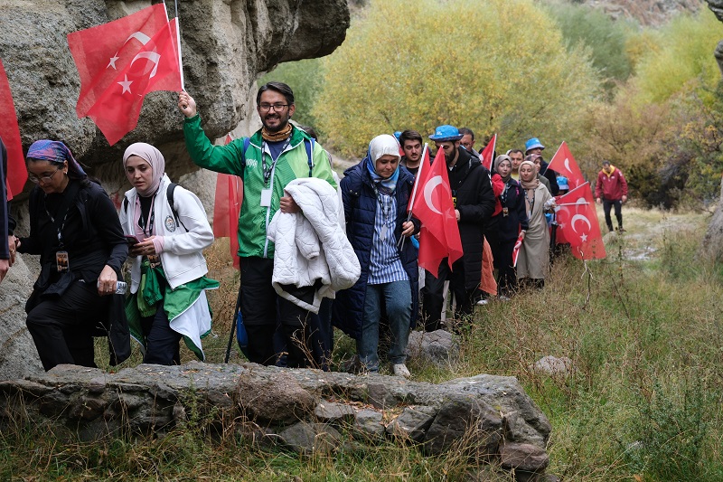 Cumhuriyet coşkusu doğa ile buluştu