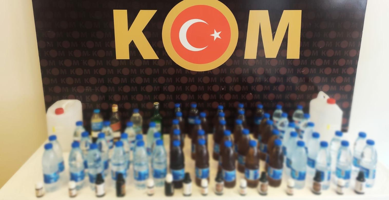 Konya'da sahte içki operasyonu