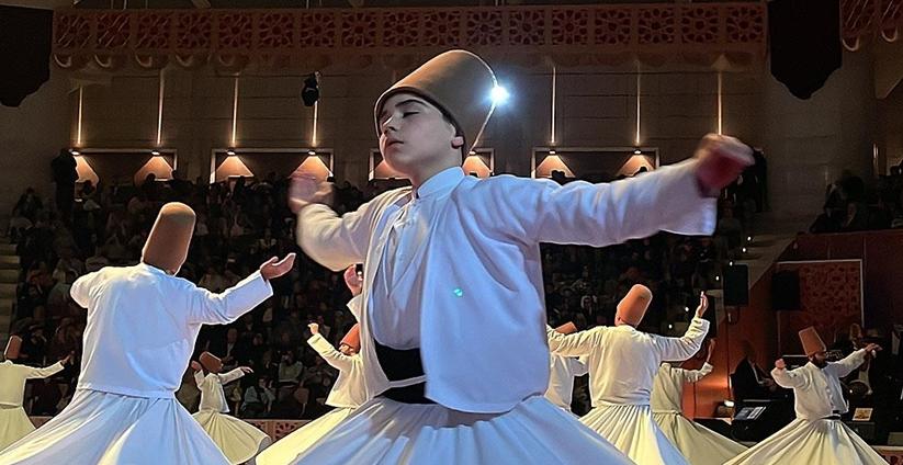 Küçük semazenler Uluslararası törenlerde