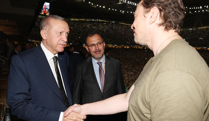 Erdoğan Doha'da final maçını izledi
