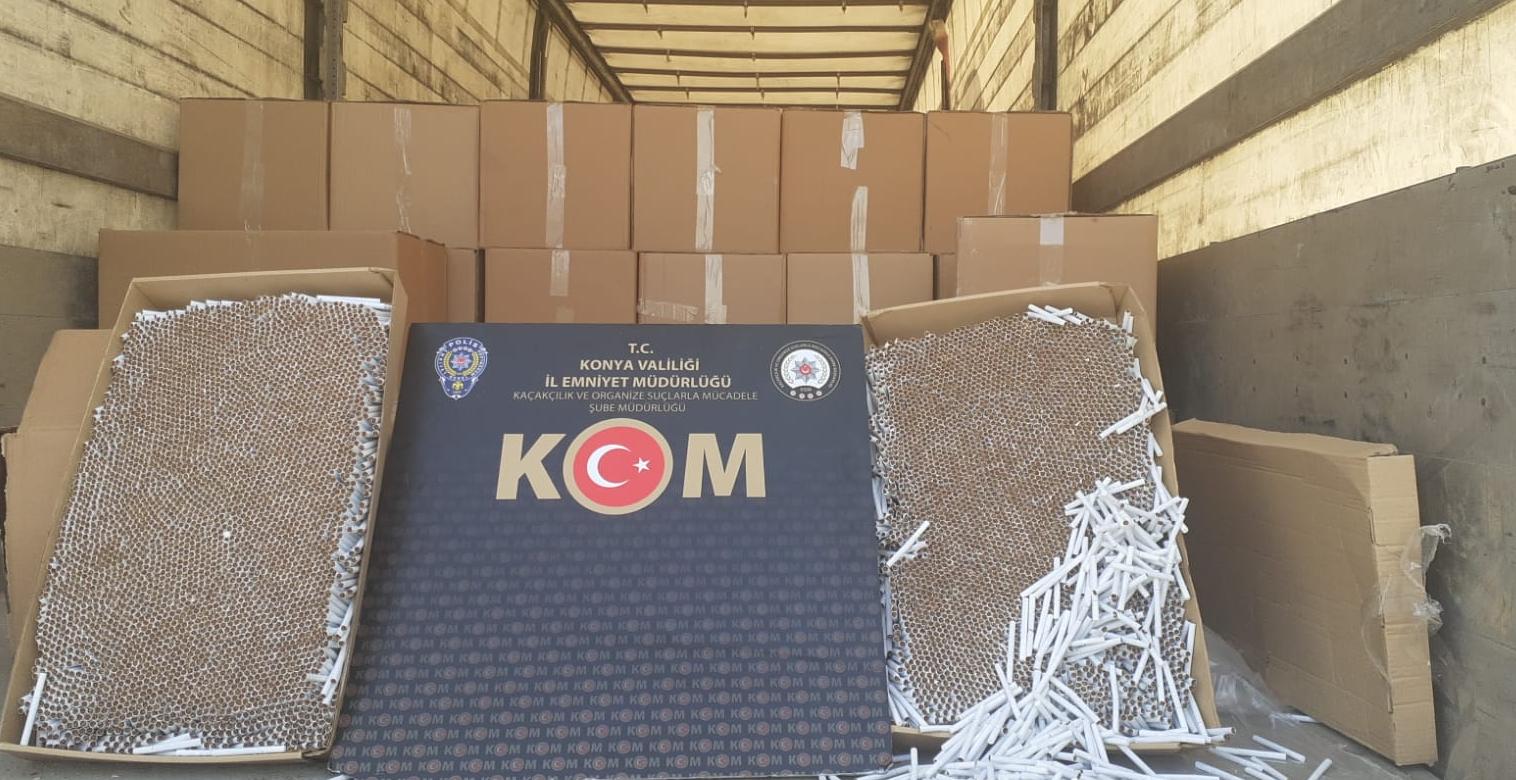 6 milyon 720 bin lira değerinde kaçak sigara ele geçirildi