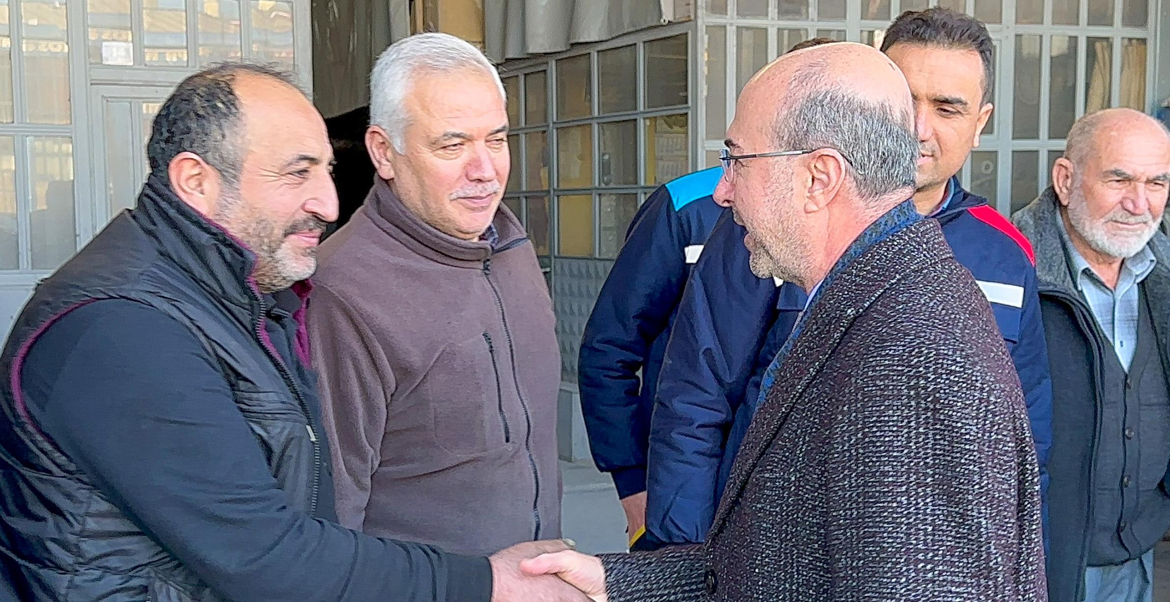 Başkan Pekyatırmacı'dan esnaf ve huzurevi ziyareti