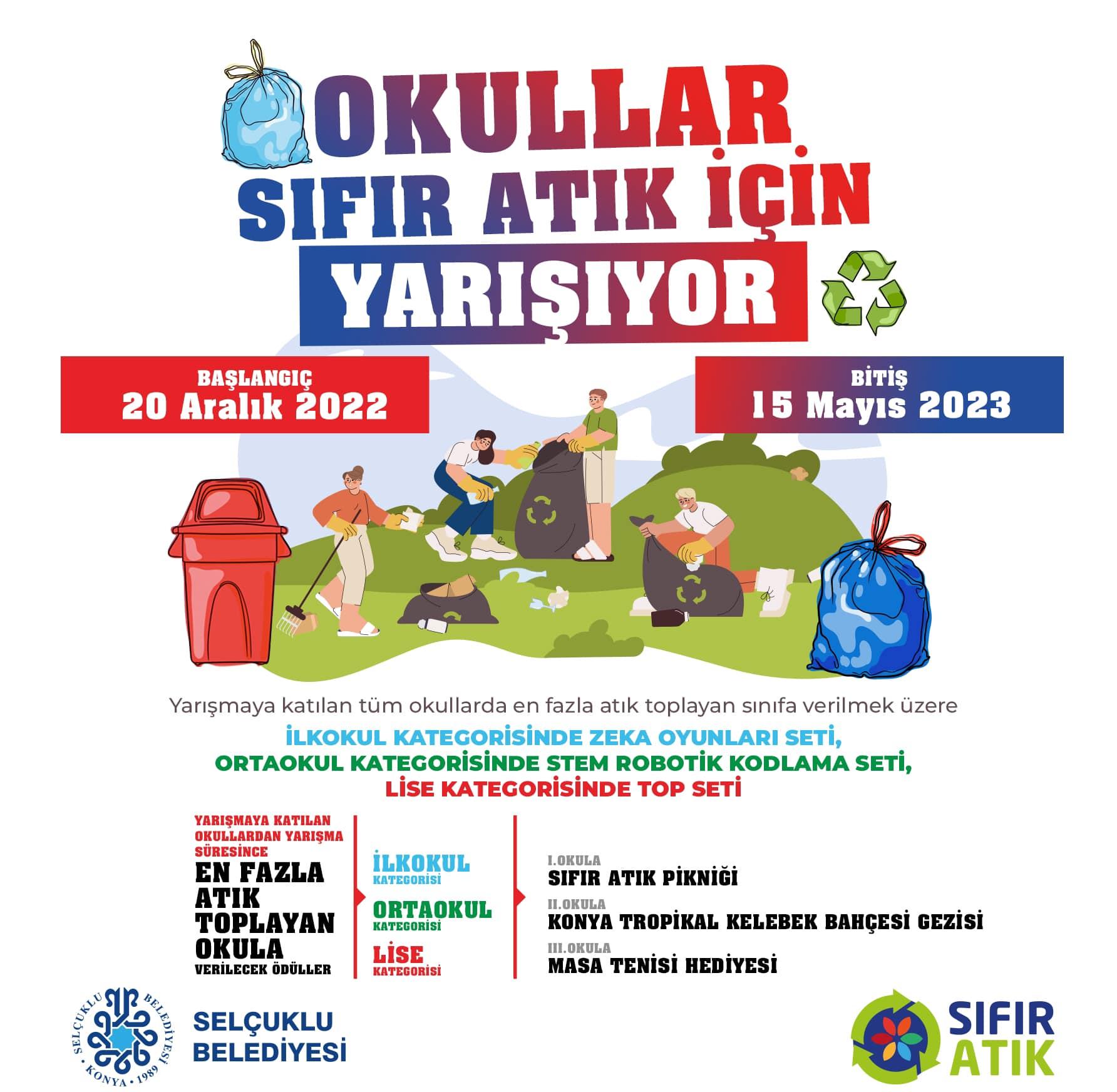 Okullar sıfır atık için yarışıyor